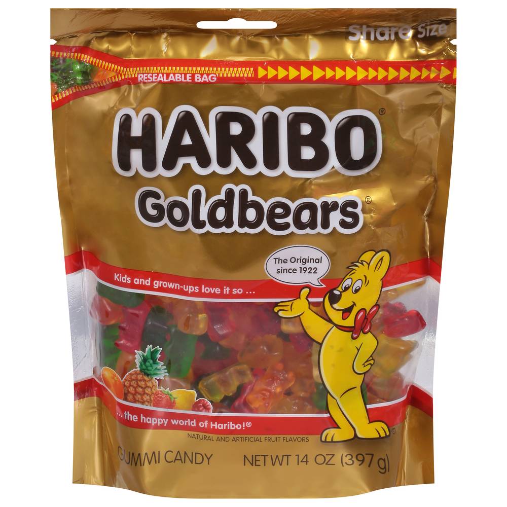 Haribo Gold-Bears Original Gummi Candy, Assorted (14 oz)