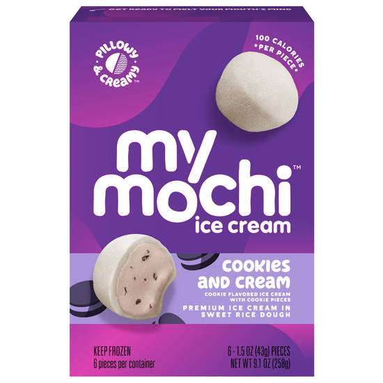 My Mochi Ice Cream (cookies and cream) (6 ct)