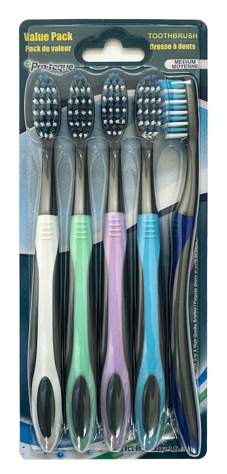 Pro-Teque Toothbrushes (5 ct)