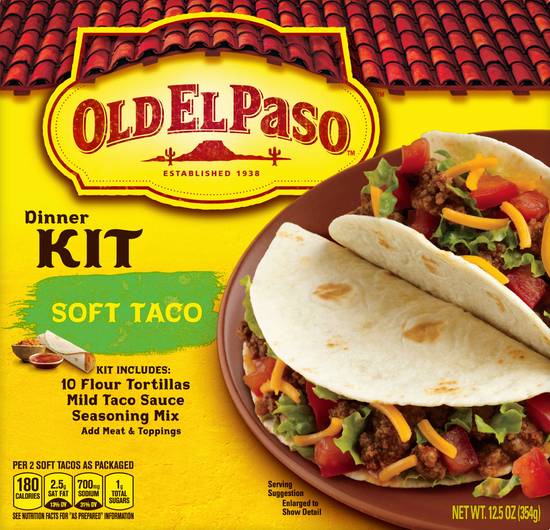 Old El Paso Soft Taco Dinner Kit