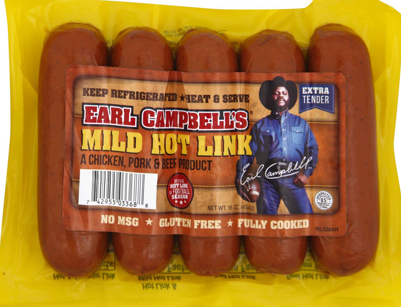 Earl Campbell's Hot Link (1 lbs)