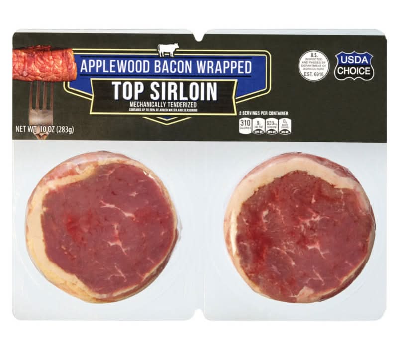 Cattlemen's Applewood Bacon Wrapped Top Sirloin (10 oz)