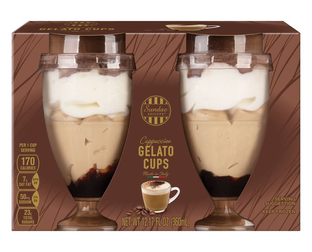 Sundae Shoppe Cappucinno Italian IC Cups