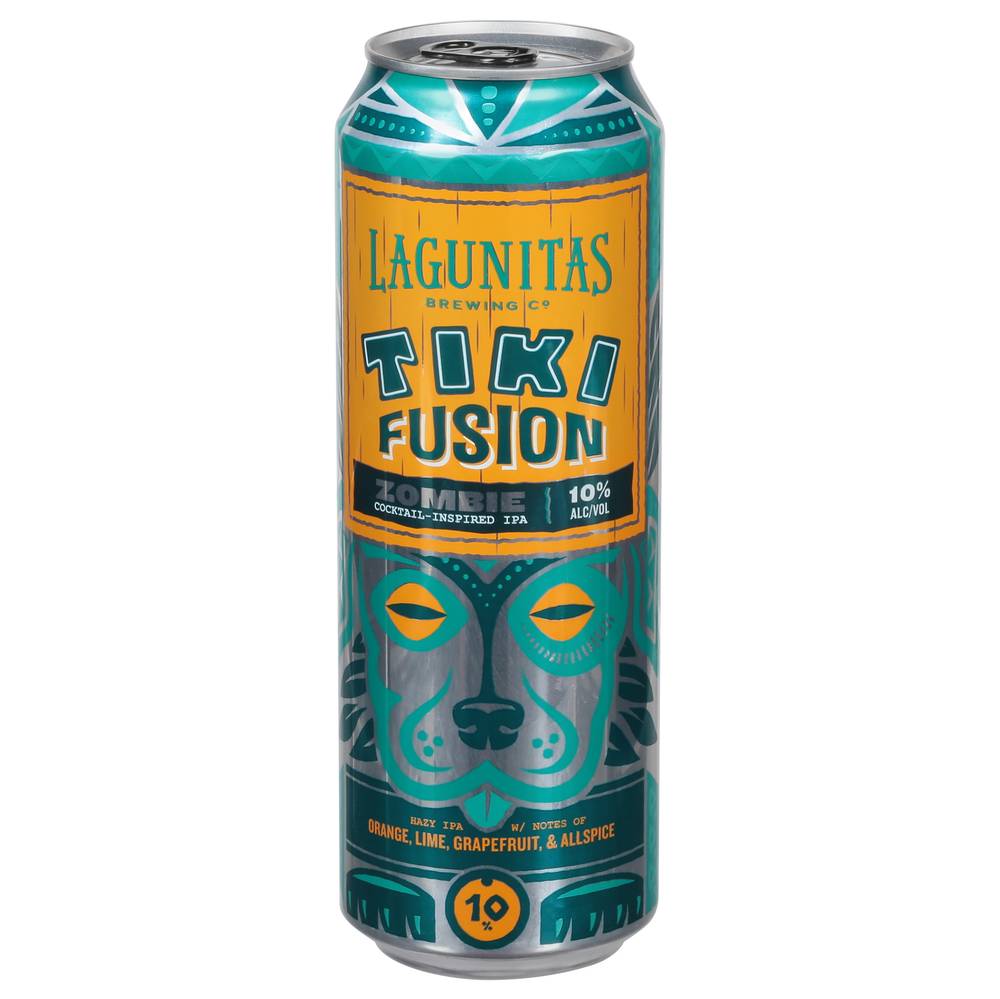 Lagunitas Tiki Fusion Zombie Cocktail Inspired Hazy Ipa Beer (19.2 fl oz)