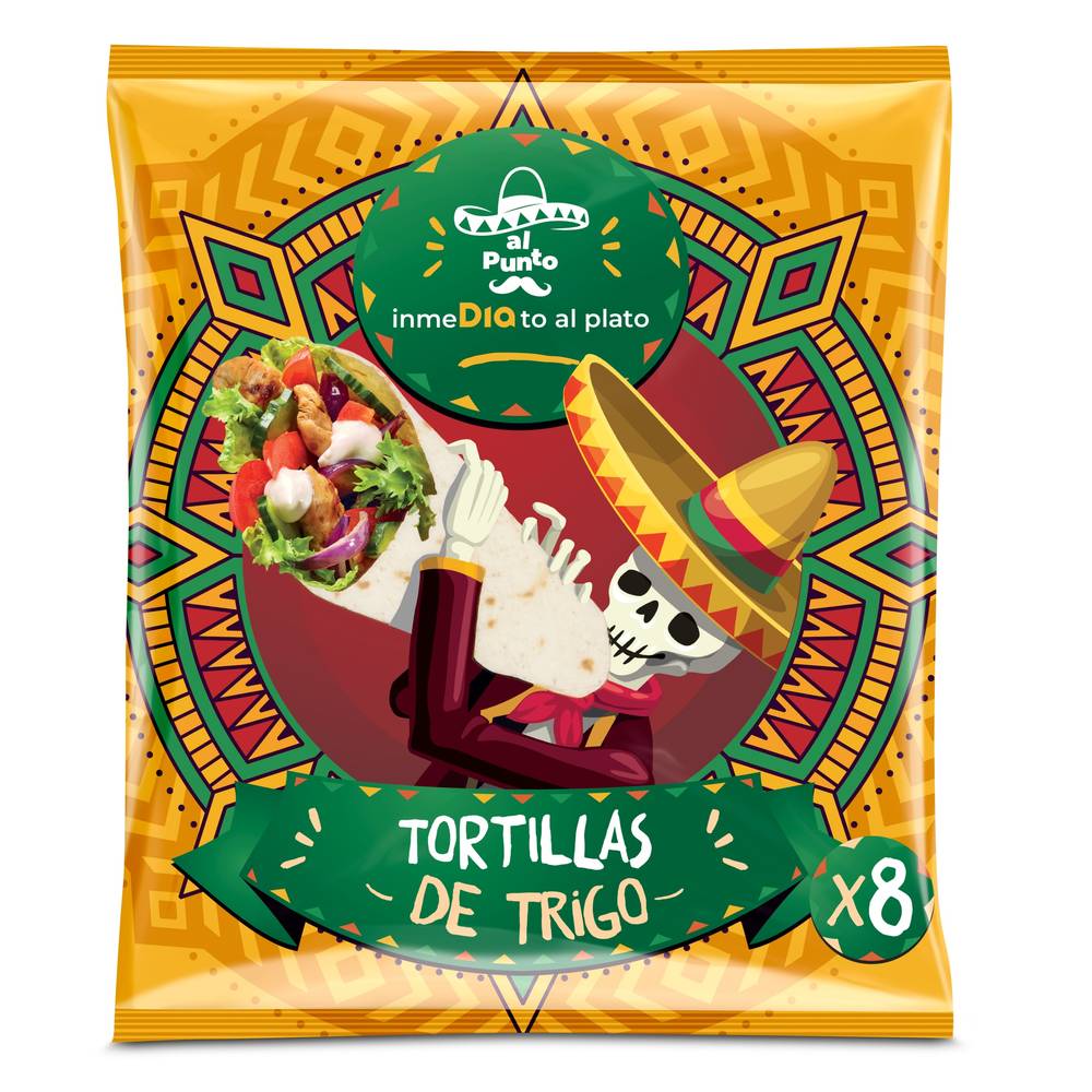 Tortillas Trigo Al Punto Dia Bolsa 320 G