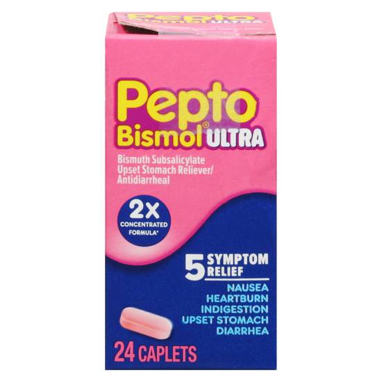 Pepto-Bismol Ultra Antidiarrheal & Upset Stomach Reliever
