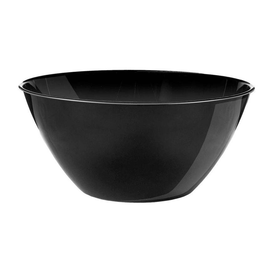 Party City Plastic Bowl (medium/black )