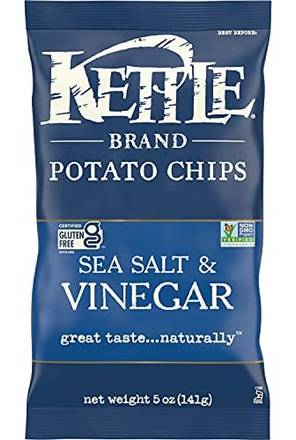 Kettle Potato Chips Sea Salt & Vinegar 5oz