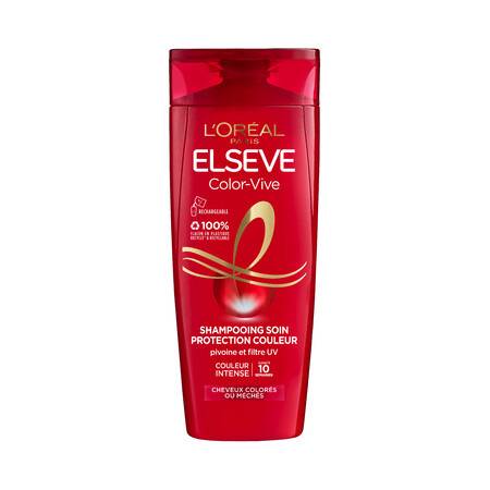 Shampoing Soin Protection Couleur Cheveux Colorés Color-Vive ELSEVE - le flacon de 290mL