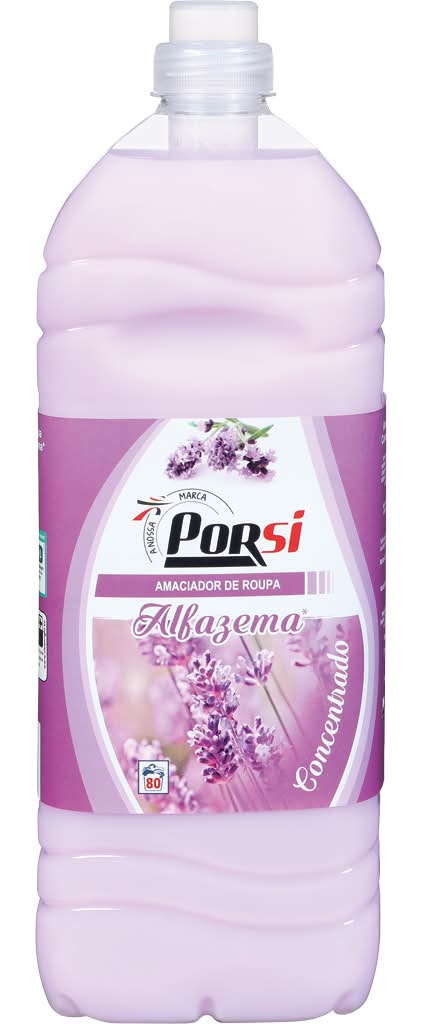 PorSi  - Amaciador concentrado para roupa alfazema, 80 doses