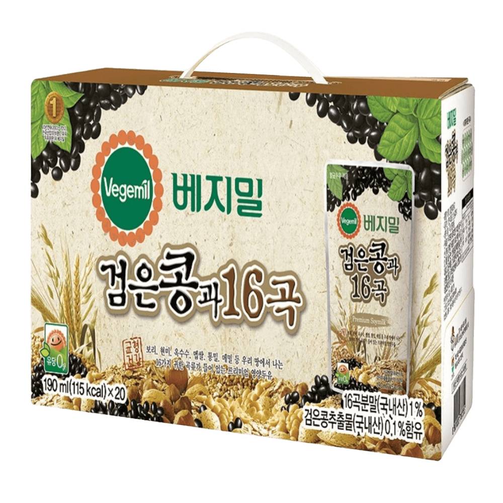 Vegemil Blackbean 16 Grains Soymilk (6.42 fl oz)