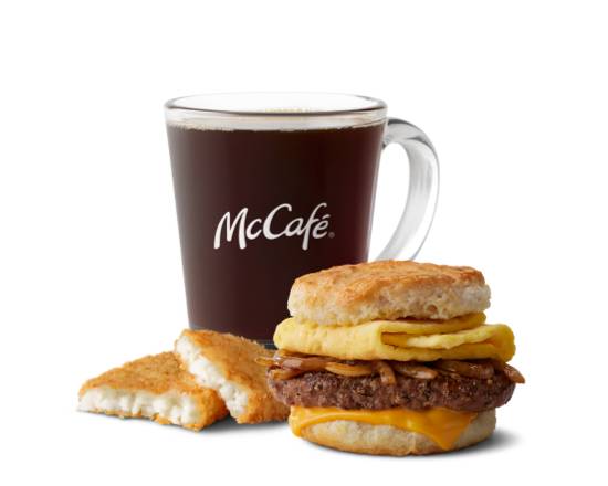Order Steak Egg Cheese Biscuit Meal food online from Mcdonald's store, Manchester Township on bringmethat.com