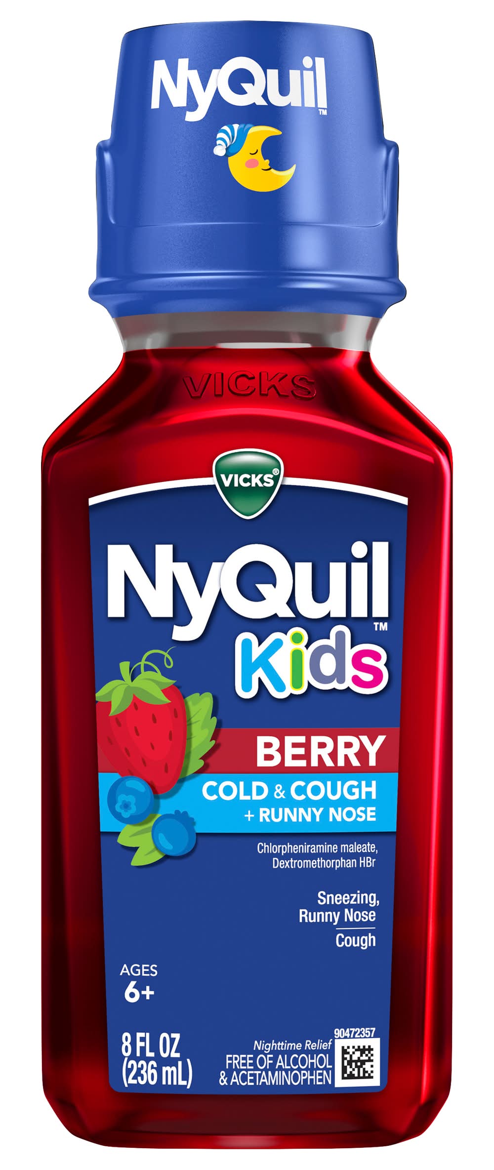 Vicks Children's Nyquil Cold & Cough Multi-Symptom Relief (8 oz)
