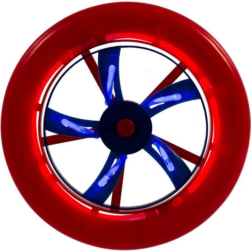 Patriotic Red, White Blue Glow Stick Flying Disc