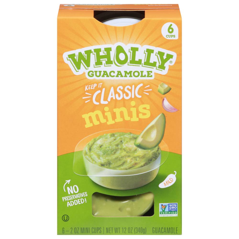 Wholly Guacamole Classic Minis Guacamole (12 oz)