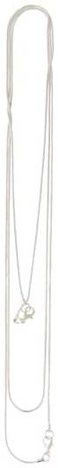 Bead Landing Necklaces Set, Silver