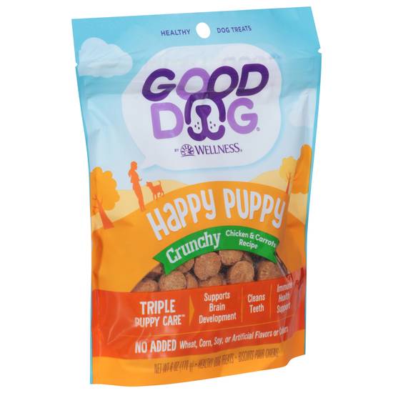 Good Dog Wellness Happy Puppy Chicken & Carrots Recipe Dog Treats
