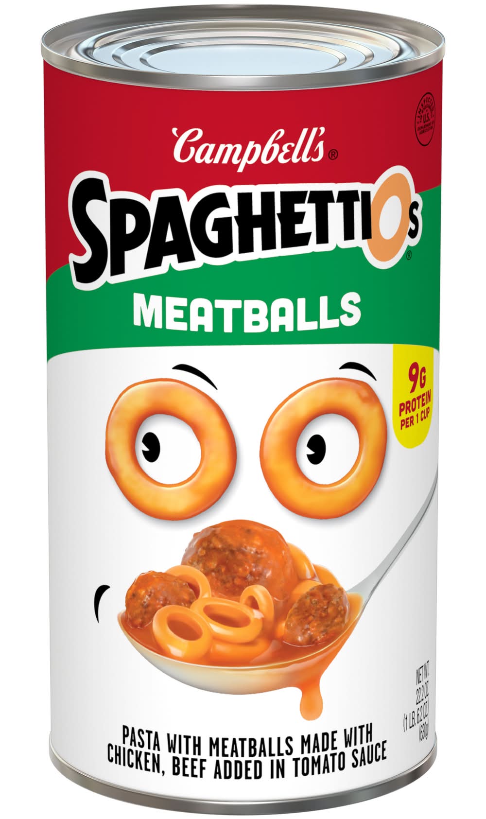 Campbell's Spaghettio's Meatballs Pasta (15.8 oz)