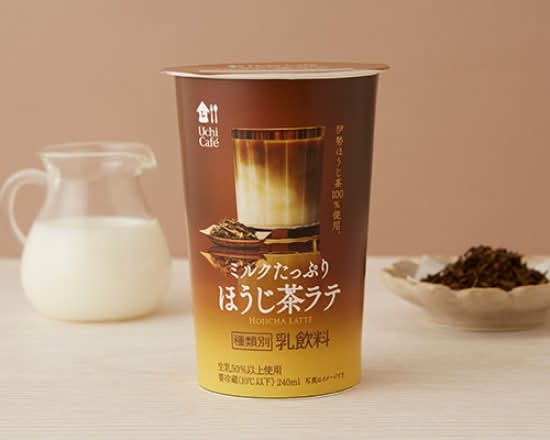 ローソン　ミルクボトル ③ 3つ星ローソン ミルクたっぷりほうじ茶ラテ Delivery Near Me | Order