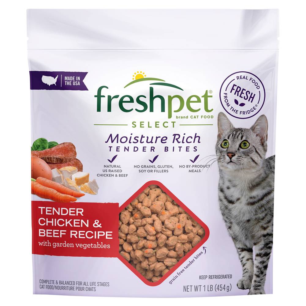 Freshpet Select Tender Chicken & Beef Recipe Cat Food