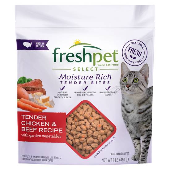 Freshpet Select Tender Chicken & Beef Recipe Cat Food