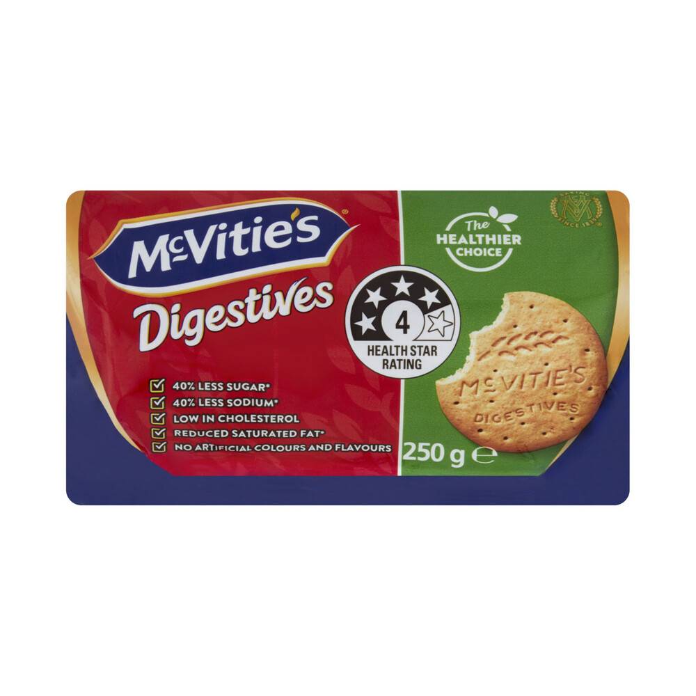 Mcvities Healthy Choice Digestives Plain 250g