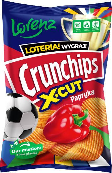 Crunchips X-Cut Papryka 140 g