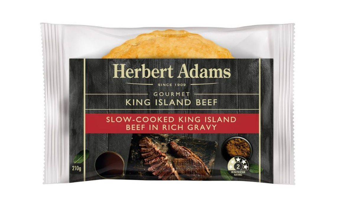 Herbert Adams King Island Beef Pie 210g