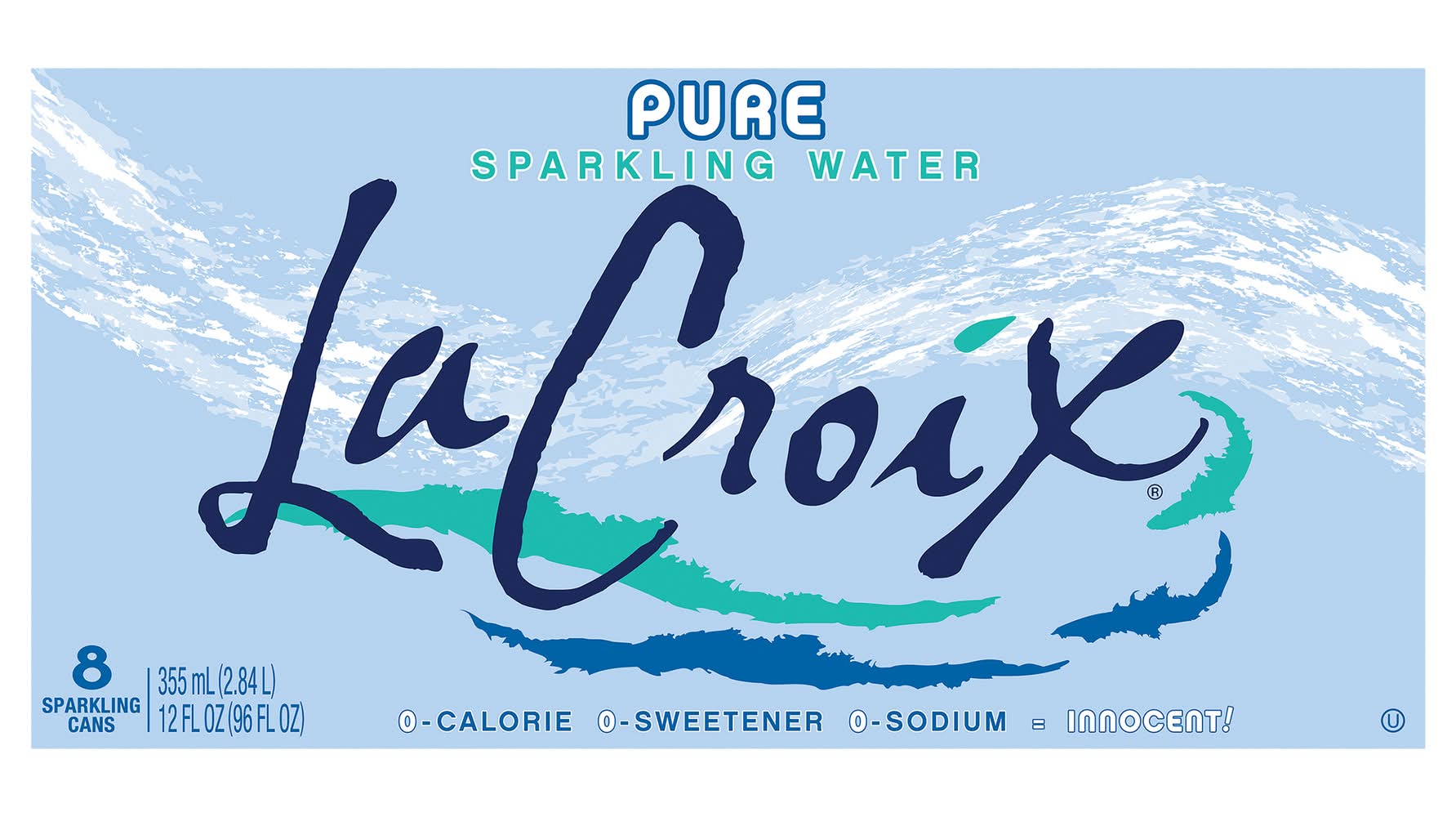 LaCroix Natural Pure Sparkling Water (8 x 12 fl oz)