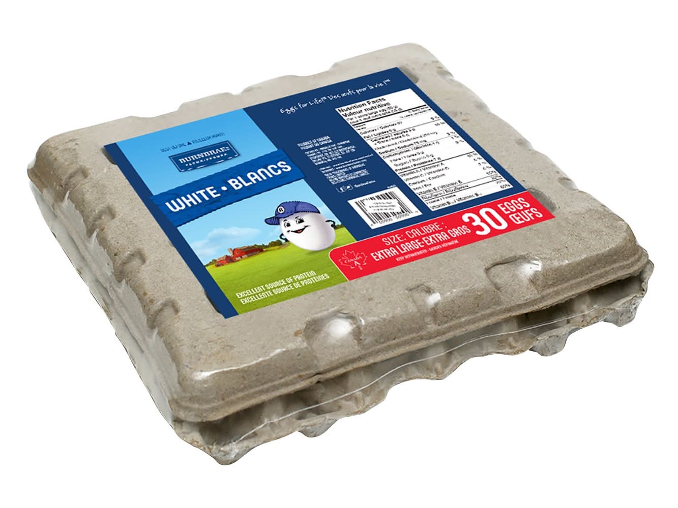 X-Large Oeufs 2.5Doz Wcsl 28 Ecsl 28 / Sparks White Eggs, Extra Large (30 ct)