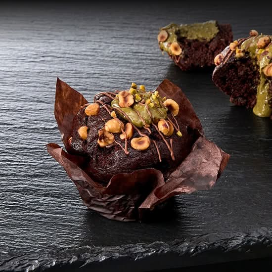 Muffin façon Dubaï chocolate