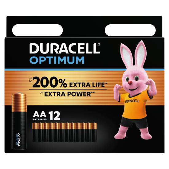 Duracell Optimum Aa Batteries (12 ct)