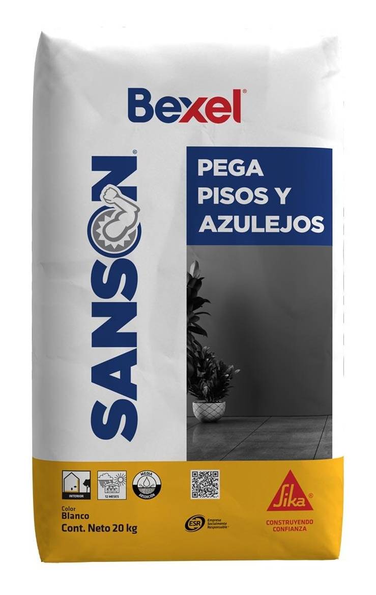 Bexel · Pega pisos y azulejos para tráfico ligero (20 kg)