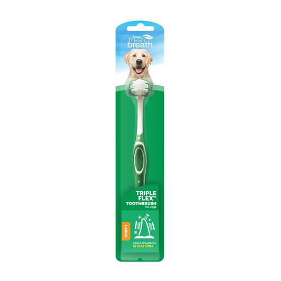 TropiClean® Fresh Breath® Triple Flex Dog Toothbrush