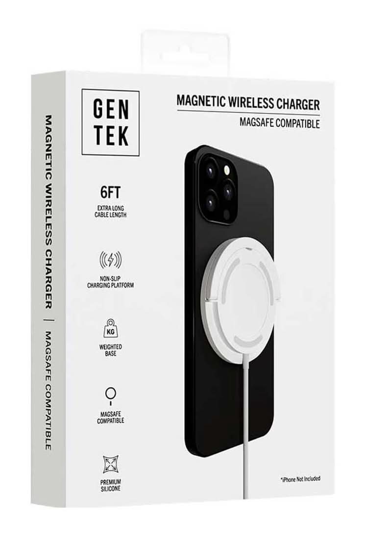 Gentek Magnetic Wireless Charger, 6 ft