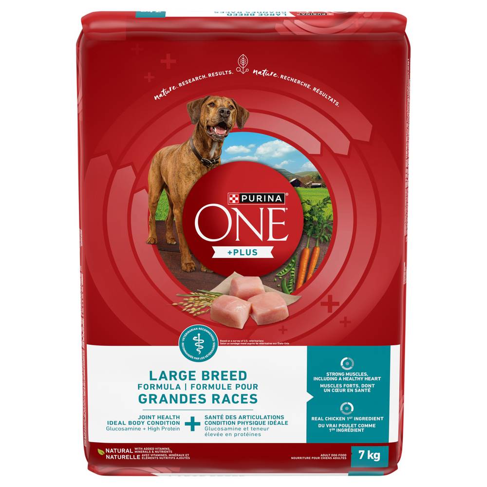 Purina One Lamb & Rice Formula Dry Dog Food (7 kg)