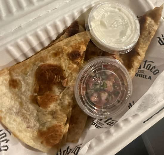 Mixed Veggies Quesadilla