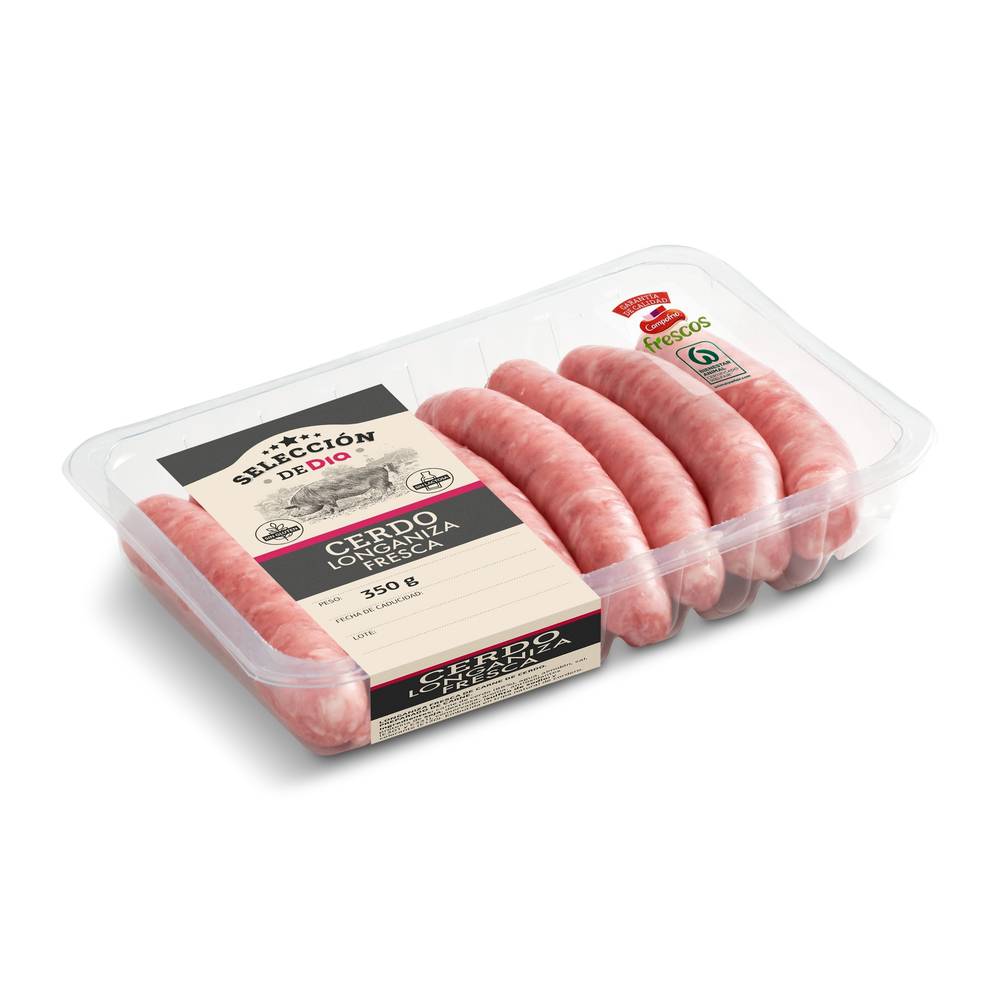 Longaniza Fresca Selección De Dia Bandeja 350 G