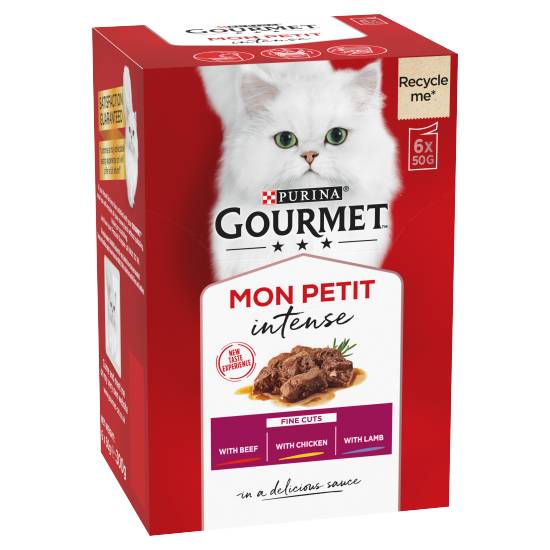 Gourmet Mon Petit Intense Fine Cuts (6 ct)
