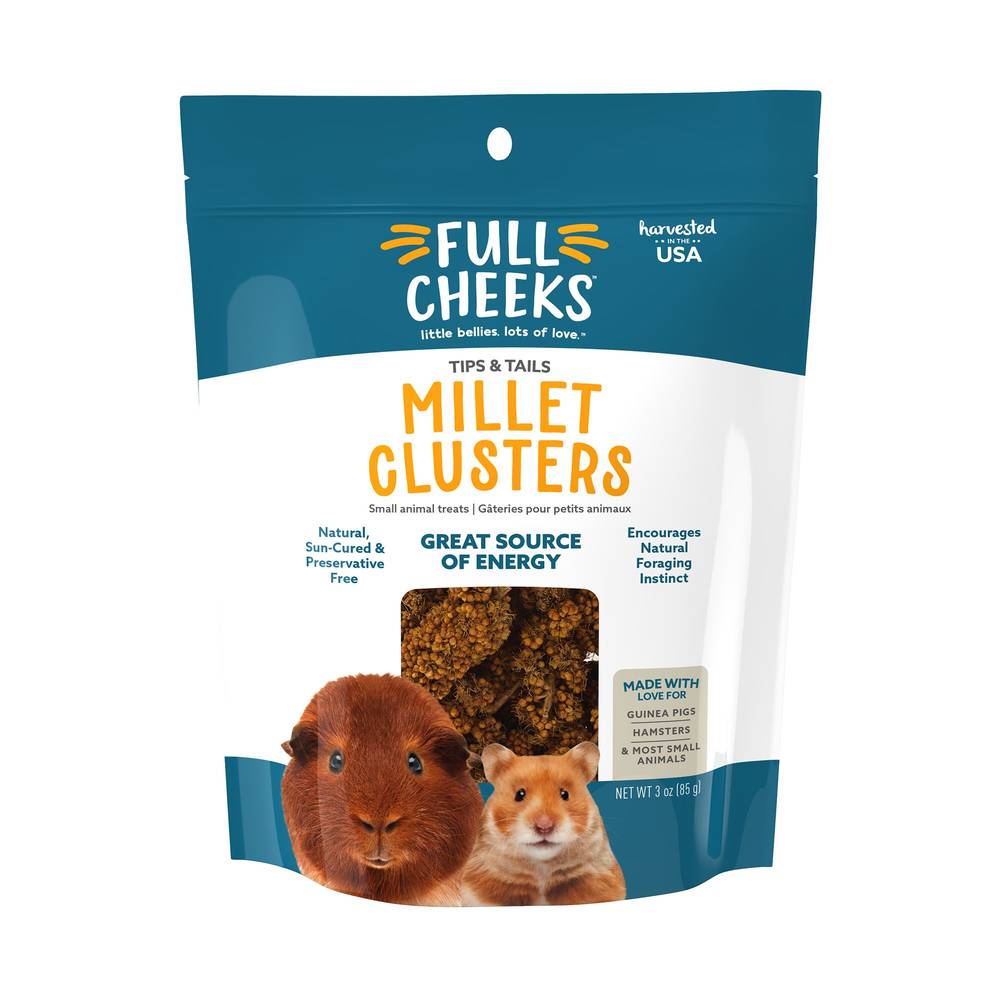 Full Cheeks™ Small Pet Millet Clusters