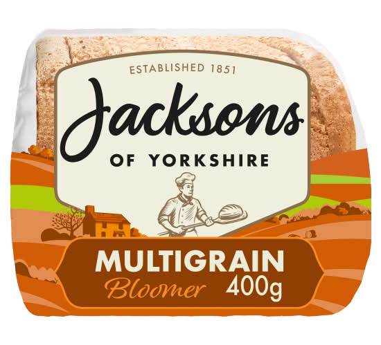 Jacksons of Yorkshire Multigrain Brown Bloomer Bread (400g)