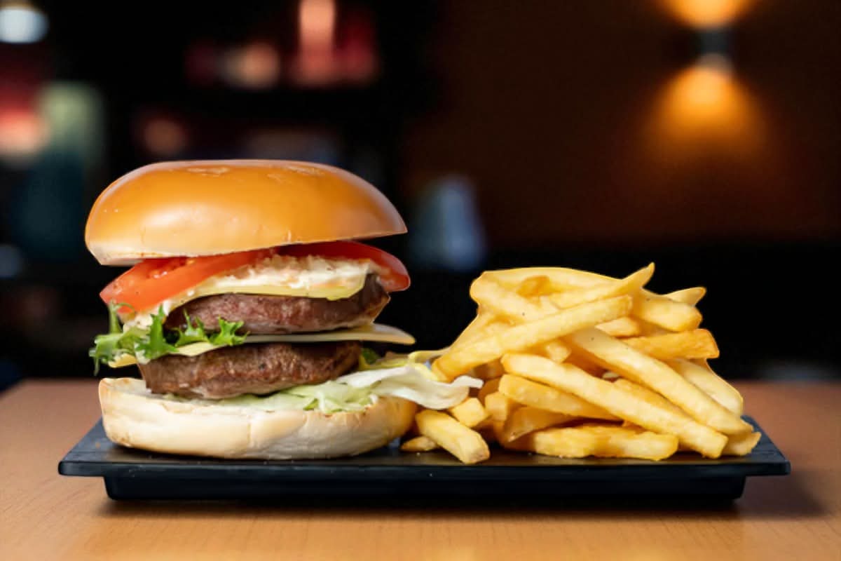Menu Double Cheese Burger