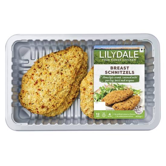 Lilydale Chicken Breast Schnitzels 400g