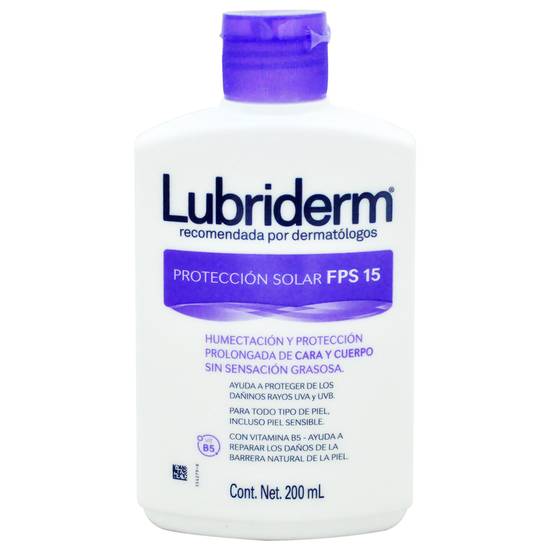 LUBRIDERM CREMA PROT SOLAR FPS 15 *200ML