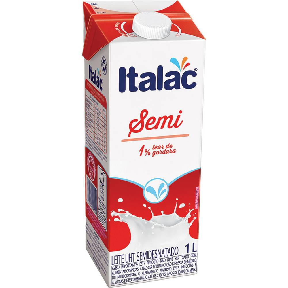 Italac leite uht semidesnatado (1 l)