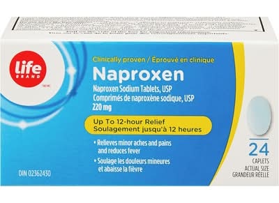 Life Brand Naproxen Sodium Caplets 220 mg (24 ct)