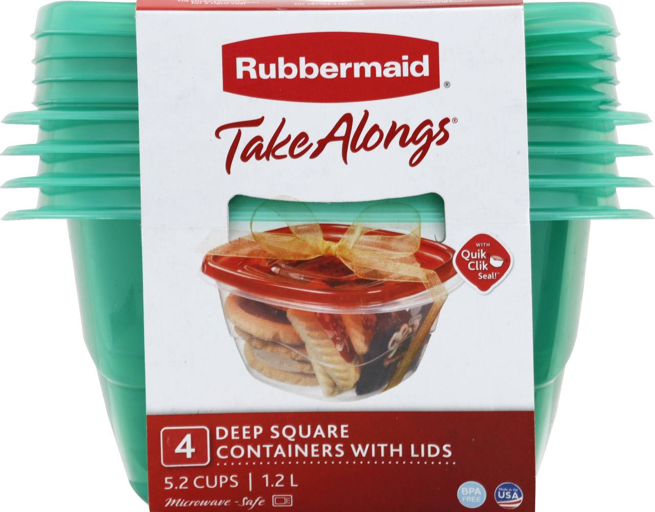 Rubbermaid Deep Squares Containers & Lids