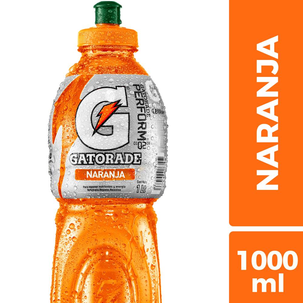 Gatorade bebida isotónica naranja (1 l)