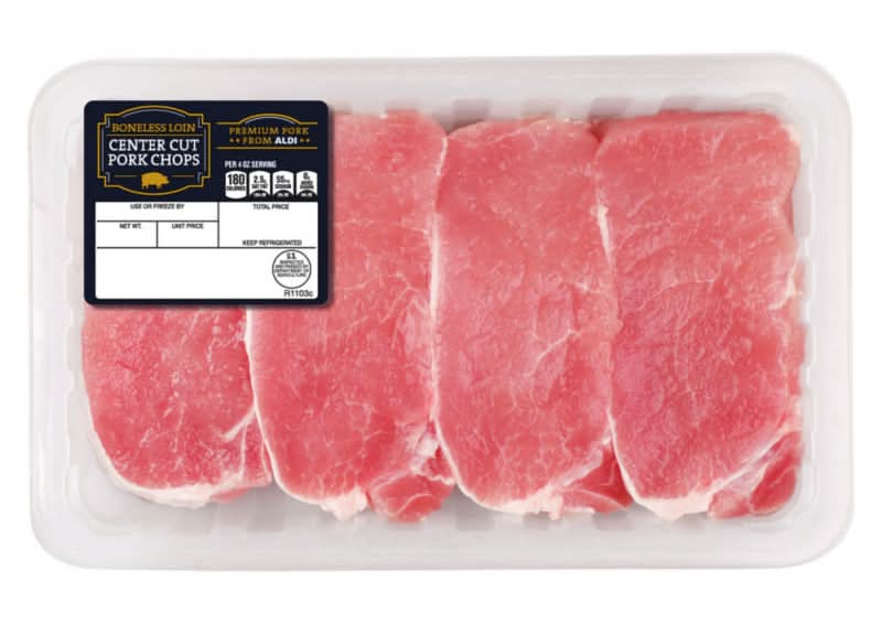 Premium Boneless Center Cut Pork Chops, per lb
