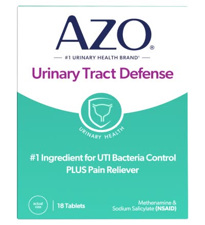 Azo Urinary Tract Defense Antibacterial Protection Tablets (18 ct)
